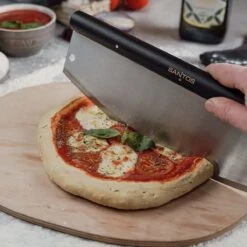 SANTOS Pizza Wiegemesser, Edelstahl, 35 Cm -GrillMeister Geschäft santos pizza wiegemesser edelstahl 35 cm a2a8d009ff6713f9b0909e4e5111046e