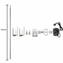 SANTOS Drehspieß Für Broil King Sovereign 400er -GrillMeister Geschäft santos premium drehspie fuer napoleon lex prestige und pro 600er broil king sovereign 400er sowie santos grills 5220ce020228930c579ef7ccec52dc24