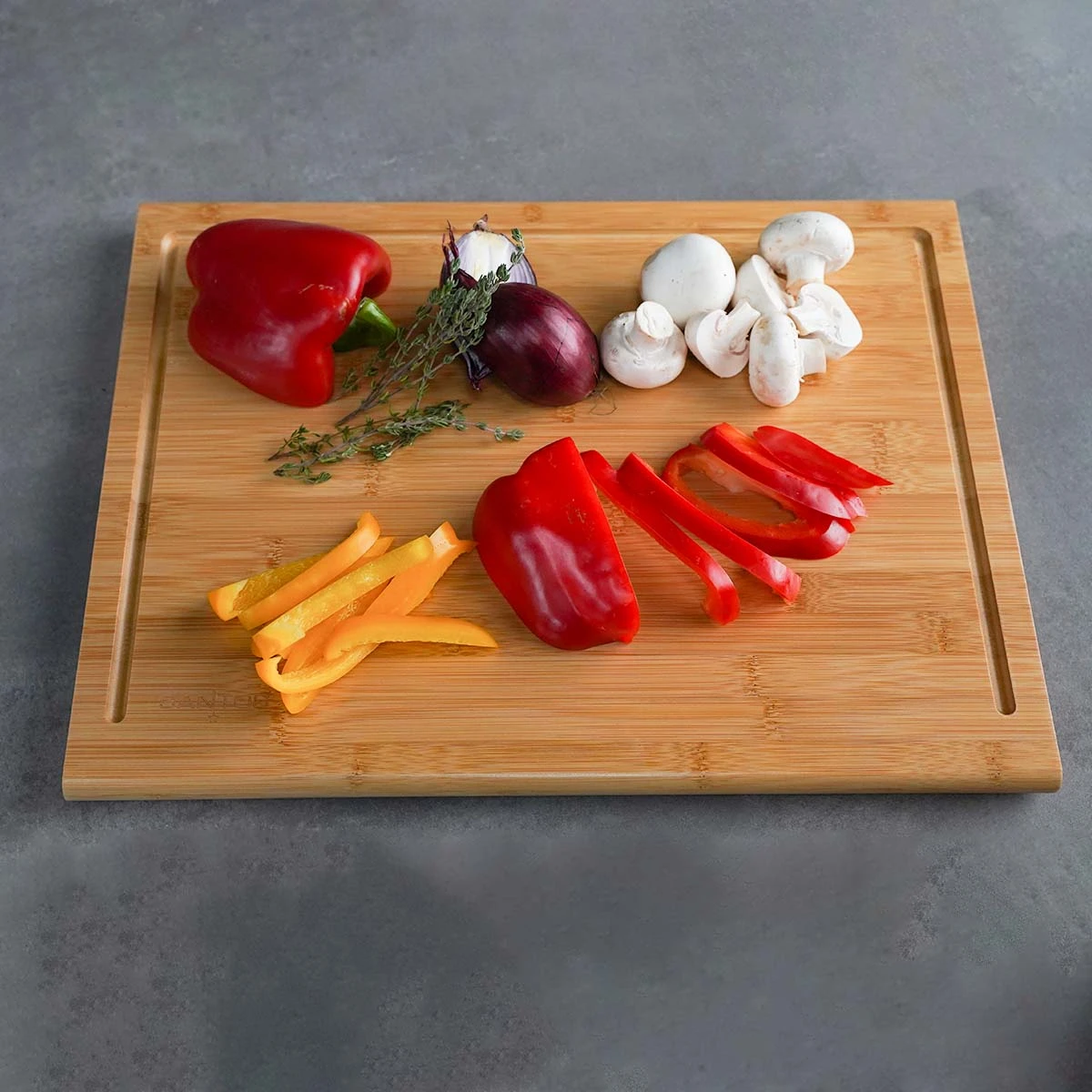 SANTOS Schneidebrett Bambus 45 X 34,5 X 2,5 Cm 3 SANTOS Schneidebrett Bambus 45 X 34,5 X 2,5 Cm