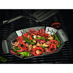 Weber Gemüsekorb, Klein, Edelstahl -GrillMeister Geschäft weber gemuesekorb klein ss 33e026fc8b471504b51e2aab49e9741b