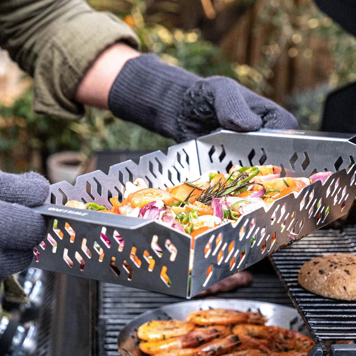 ZWILLING BBQ Grillkorb Edelstahl, Größe M 5 ZWILLING BBQ Grillkorb Edelstahl, Größe M – Bild 3