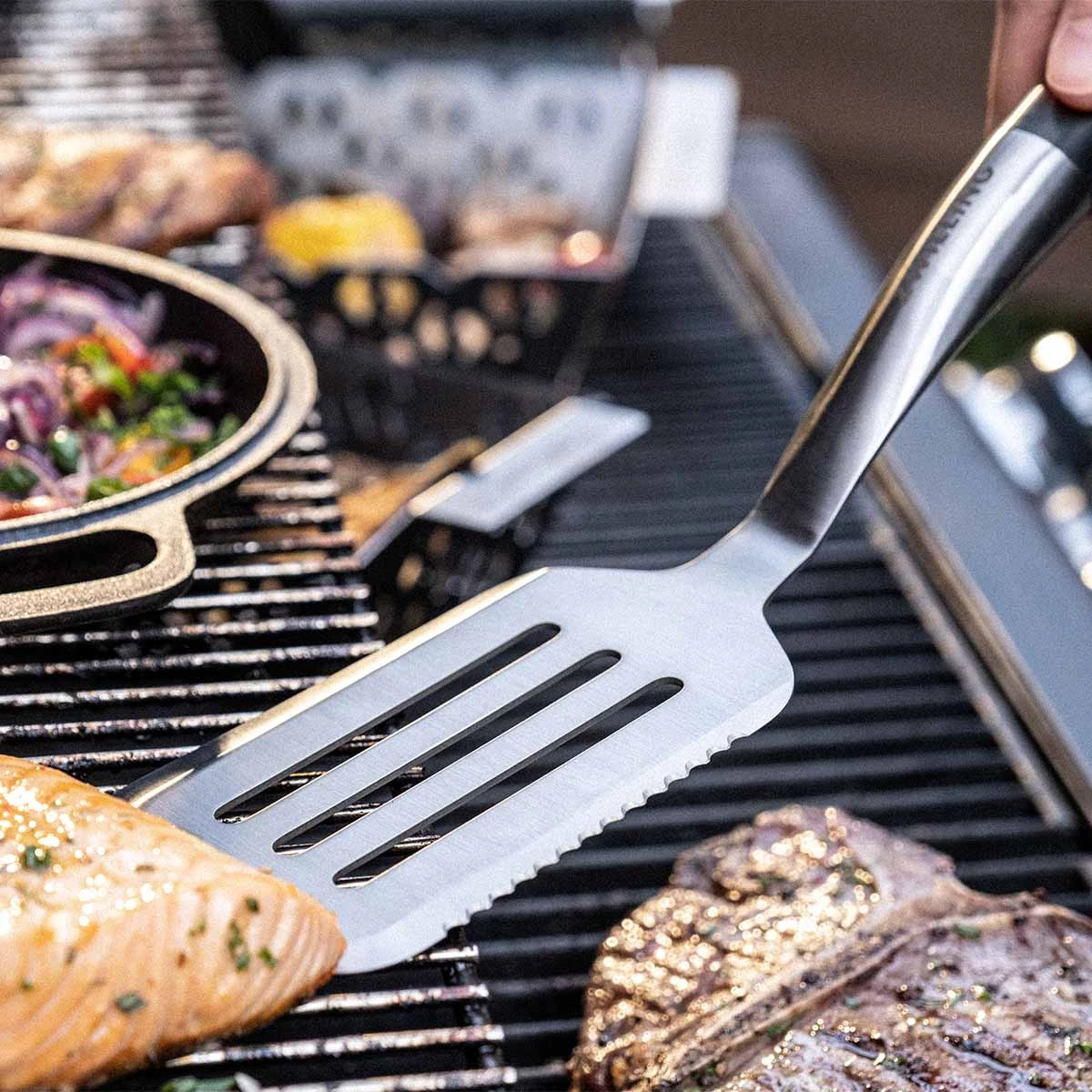 ZWILLING BBQ+ Grillwender, 43 Cm, Edelstahl 7 ZWILLING BBQ+ Grillwender, 43 Cm, Edelstahl – Bild 5