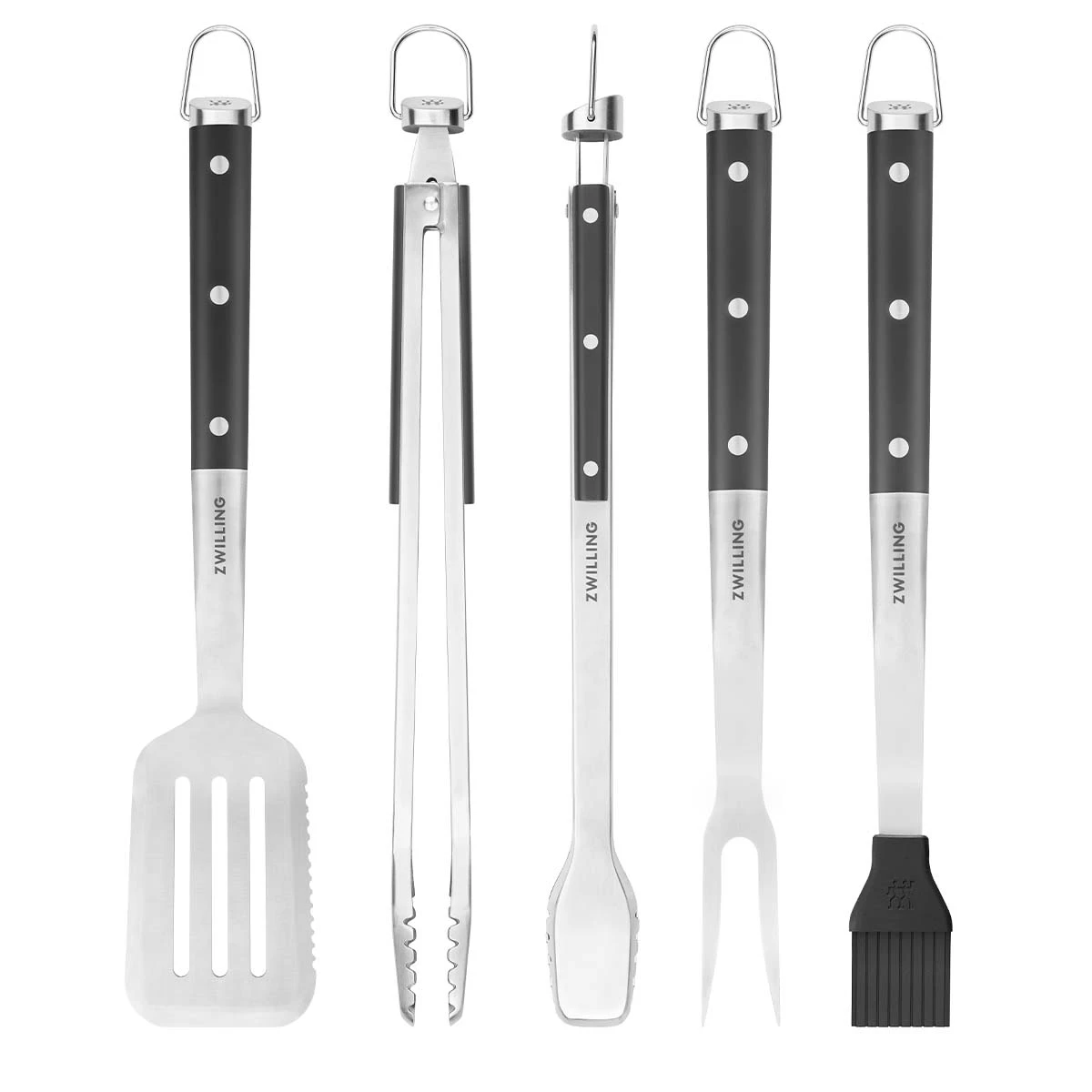 ZWILLING BBQ+ Grillbesteck Set, 5-tlg, Edelstahl 9 ZWILLING BBQ+ Grillbesteck Set, 5-tlg, Edelstahl – Bild 7